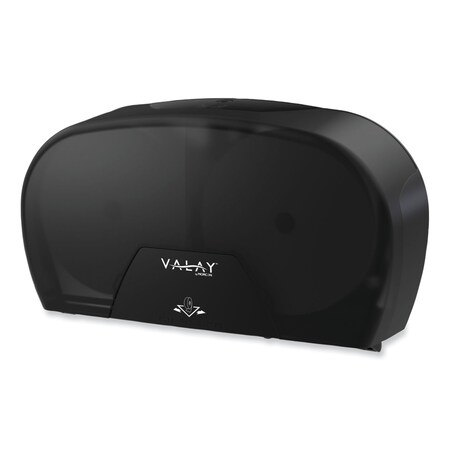 Morcon Valay Small Core Jumbo Bath Tissue Dispenser, 5.62 x 11.4 x 21.2, Black VT1004